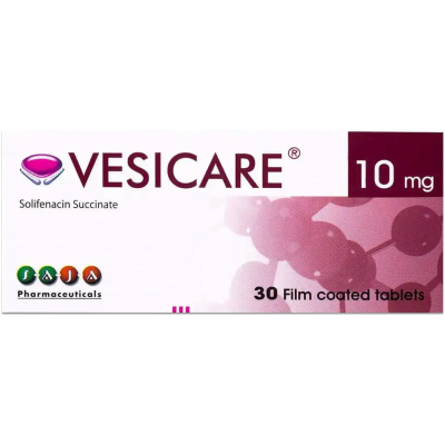 VESICARE 10 MG ( SOLIFENACIN SUCCINATE ) 30 FILM-COATED TABLETS